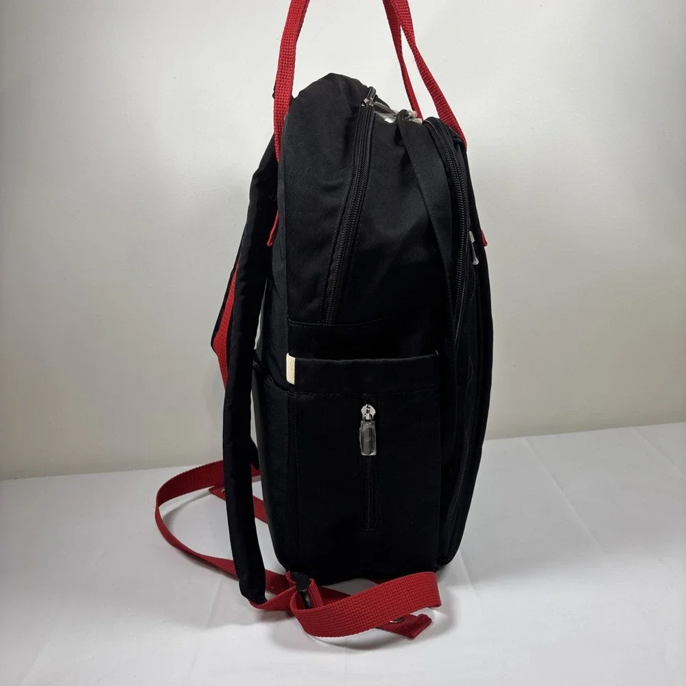 Aardman Hibaby Diaper Lap Top Bag Pockets BackPack‎ Bottle & Wipes Storage Black